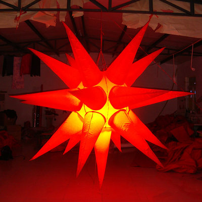 OEM luce LED gonfiabile decorazione a fiore gonfiabile con luci