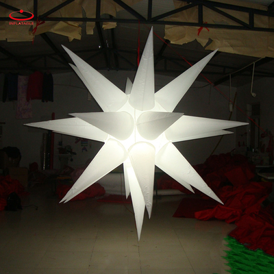 OEM luce LED gonfiabile decorazione a fiore gonfiabile con luci