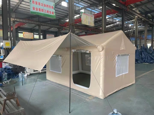 Ingrosso Tenda pneumatica personalizzata per 8 persone Tenda gonfiabile da campeggio all'aperto portabile Tenda pneumatica per campeggio