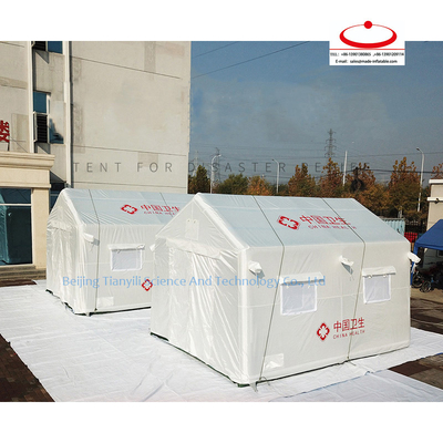 Tenda di emergenza di alta qualità personalizzata grande facile da installare Tenda industriale portatile gonfiabile
