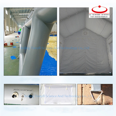 Tenda di emergenza di alta qualità personalizzata grande facile da installare Tenda industriale portatile gonfiabile