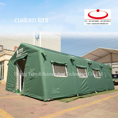 OEM/ODM Grande Conveniente di alta qualità per campeggio all'aperto Verde Tenda gonfiabile Relievo Tenda impermeabile Oxford