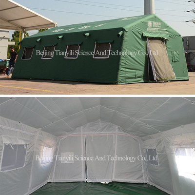 OEM/ODM Grande Conveniente di alta qualità per campeggio all'aperto Verde Tenda gonfiabile Relievo Tenda impermeabile Oxford