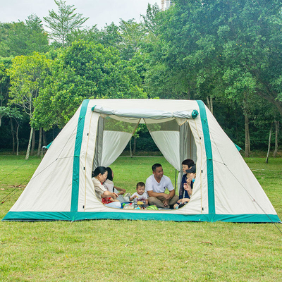 Caldo Quattro stagioni 10 persone Inverno impermeabile all'aria aperta Hotel di lusso Deserto Pop Up Air Tent Tenda gonfiabile da campeggio per 8 persone