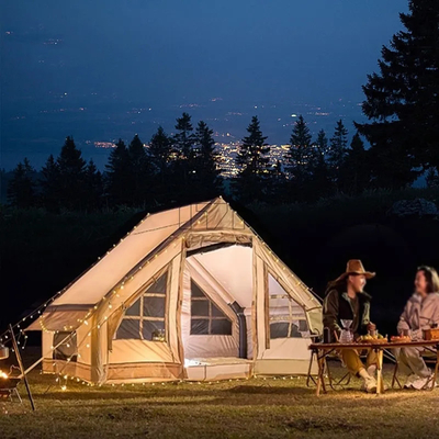 Luxury Outdoor Camping 10 metri Bianco 12 mq Grandi colori Tenda gonfiabile Air Tent
