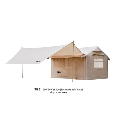 Tenda da campeggio gonfiabile per famiglie all'aperto 5-8 persone impermeabile Oxford per picnic e escursioni