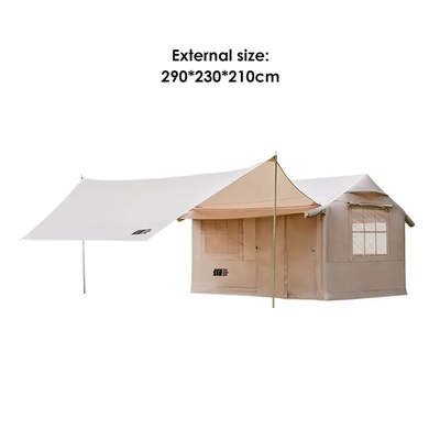 Tenda da campeggio gonfiabile per famiglie all'aperto 5-8 persone impermeabile Oxford per picnic e escursioni