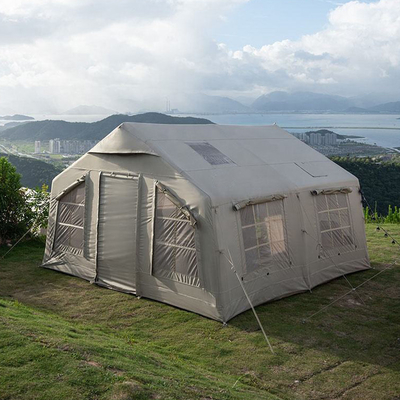 Casa gonfiabile all'aperto a misura Tenda a aria Famiglia famiglia Tenda da campeggio gonfiabile impermeabile a due stanze in vendita