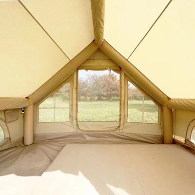 Tenda gonfiabile a doppio strato portatile pieghevole impermeabile condizionatore d'aria gonfiabile per campeggio e viaggi all'aperto