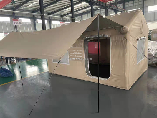 Tenda gonfiabile a doppio strato portatile pieghevole impermeabile condizionatore d'aria gonfiabile per campeggio e viaggi all'aperto