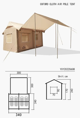 Tenda gonfiabile da campeggio all'aperto pieghevole a velocità automatica completa tenda da campeggio da viaggio ultraleggera