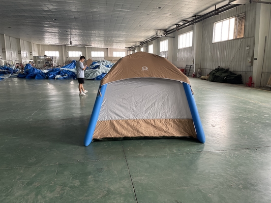 Tenda da campeggio gonfiabile pieghevole con pompa d'aria