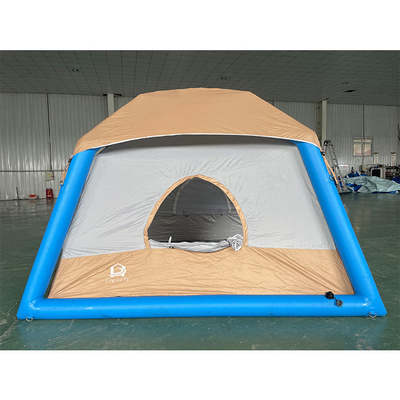 Tenda da campeggio gonfiabile a quattro stagioni portatile a doppio livello pieghevole
