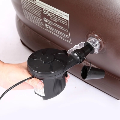 Pompa elevata incorporata Durabile Automatico elettrico gonfiamento soffiare su Letto d'aria Morbido Plumeria Flocking Materasso