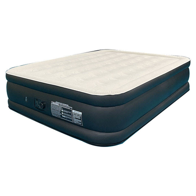 vendita calda portabile PVC Flocking Doppio strato Letto a aria gonfiabile Materassi a aria