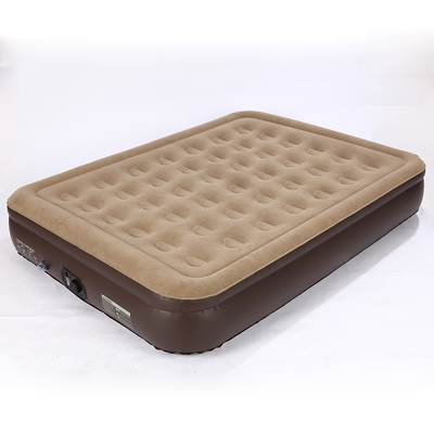 vendita calda Blow Up Air Bed Soft Plush Flocking Mattress Durable Automatic Electric Inflation air mattress