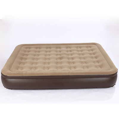 vendita calda Blow Up Air Bed Soft Plush Flocking Mattress Durable Automatic Electric Inflation air mattress