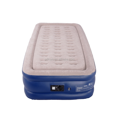 Materasso a gonfiore elettrico venduto a caldo Letto ad aria gonfiabile Materasso a gonfiore morbido Plush Flocking Durable Automatic