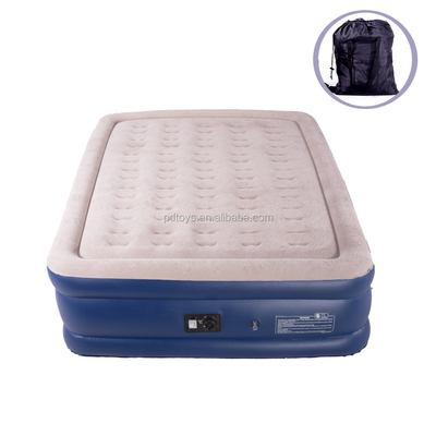 Materasso a gonfiore elettrico venduto a caldo Letto ad aria gonfiabile Materasso a gonfiore morbido Plush Flocking Durable Automatic