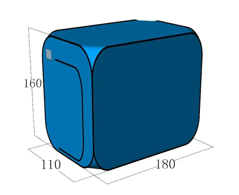 Compartimento quadrilaterale rifugio stanza di isolamento semplice tenda pieghevole aperta velocemente rifugio tenda modulo tenda