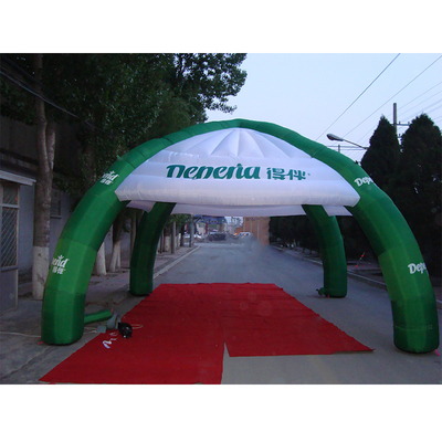 Tenda gonfiabile esterna gigante a quattro zampe in vendita con logo stampato