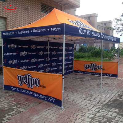 Tenda di alluminio esagonale per esterni da 20 piedi con tenda pop-up, gazebo pieghevole 3X3M, 3X6M