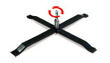 15 piedi all'aperto Protezione UV Fabbrica Non sbiadire Forma di coltello pubblicitario Volante Custom Banner Piuma spiaggia Bandiera
