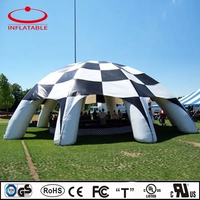 Produttore Impianto Camping all'ingrosso Mostra Tenda a ragno gonfiabile con stampa pubblicitaria