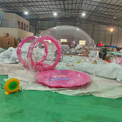 Dimensione 4m Tenda Igloo in plastica Materiale PVC OEM Tenda Blow Up Bubble