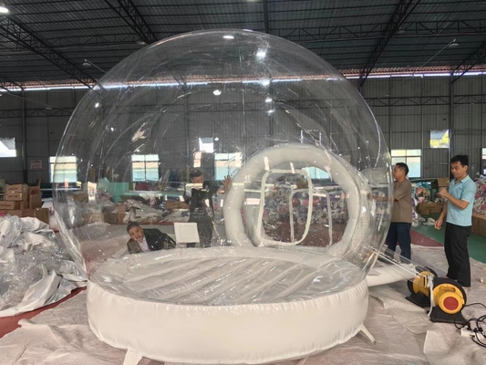 Dimensione 4m Tenda Igloo in plastica Materiale PVC OEM Tenda Blow Up Bubble
